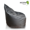 Klassische Bohnenbeutel Sofa schwarz PU Leder Bohnenbeutel Sofa Sitzsack Sektion Sofa